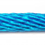 PPV 8mm lano, pletené, spiroidní, modré
