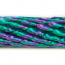 PPV 12mm lano, pletené, spiroidní, fialovo-zelené