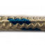 PES pr.8mm lano Šance (9,9kN), bílé s modrými kontrolkami