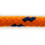 PES pr.2mm šňůra pletená bez jádra, oranžová