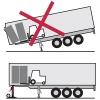 Podpěra plošiny nákladních vozidel nosnost 15000kg HAACON