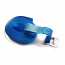 Upínací pás, typ 1001/K, l=3,5m, jednodílný se sponou, 25mm, LC 125/250daN, modrý