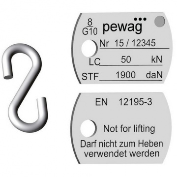 IDW štítek pro kotevní řetězy