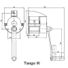 Ruční lanový naviják TANGO - 500kg