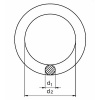 Nerezový kroužek,  AISI 316 (A4)