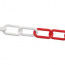 Řetěz plastový v.6 červeno-bílý, max. svazek 30m