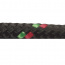 PPV 14mm lano pletené, s jádrem, 16pram., černé s oranžovo-zelenými kontrolkami, max. 100m