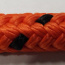 PPV 10mm lano pletené, s jádrem, 16pramenné,červené se zel.černými k.,max. 100m