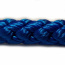 PPV 10mm lano pletené bez jádra, modré, pevnost 1640kg,max. 100m