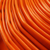 Ochranný návlek z PVC, oranžový- pro popruhy a pásy, velikost 120mm