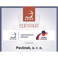 Obhájili jsme certifikát APEK - Certifikovaný obchod